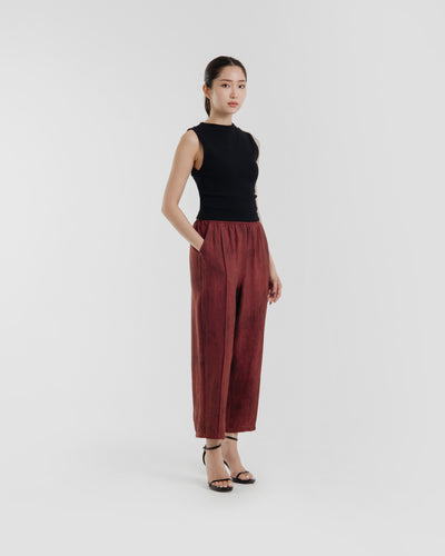 Wine Tex Relaxed Pants