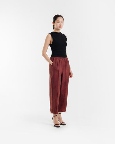 Wine Tex Relaxed Pants