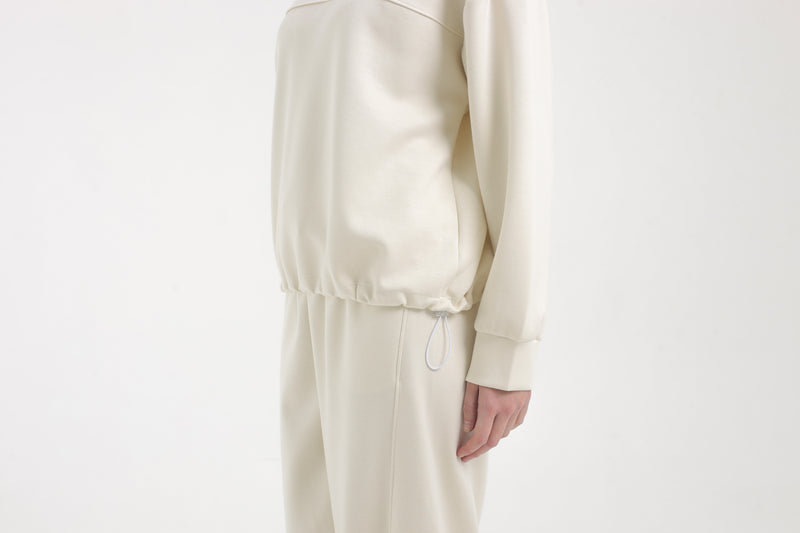 Cream Bamboo Lyocell Jogger Set