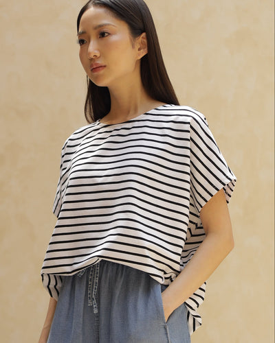 Stripes Relaxed Bamboo Top