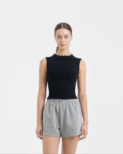 Grey Bamboo Lyocell Leisure Shorts