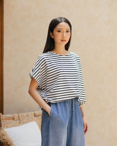 Stripes Relaxed Bamboo Top