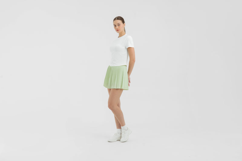 Lime Plie Skirt