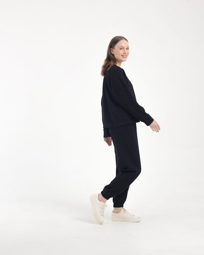 Black Bamboo Lyocell Jogger Set