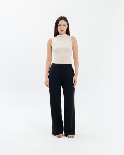 Black Ultrasoft Bamboo Seamless Pants
