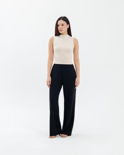 Black Ultrasoft Bamboo Seamless Pants