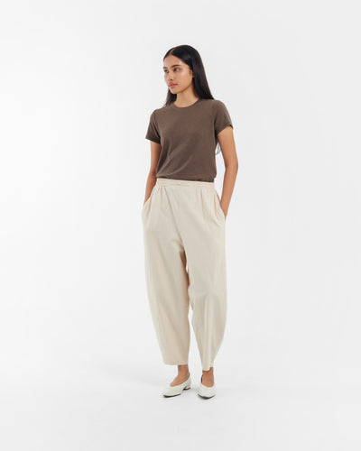 Khaki Biel Linen Pants