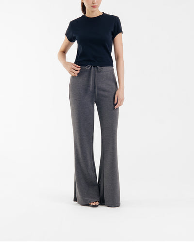 Dark Grey Ultrasoft Bamboo Flare Pants