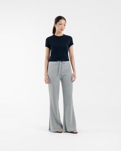 Heather Grey Ultrasoft Bamboo Flare Pants