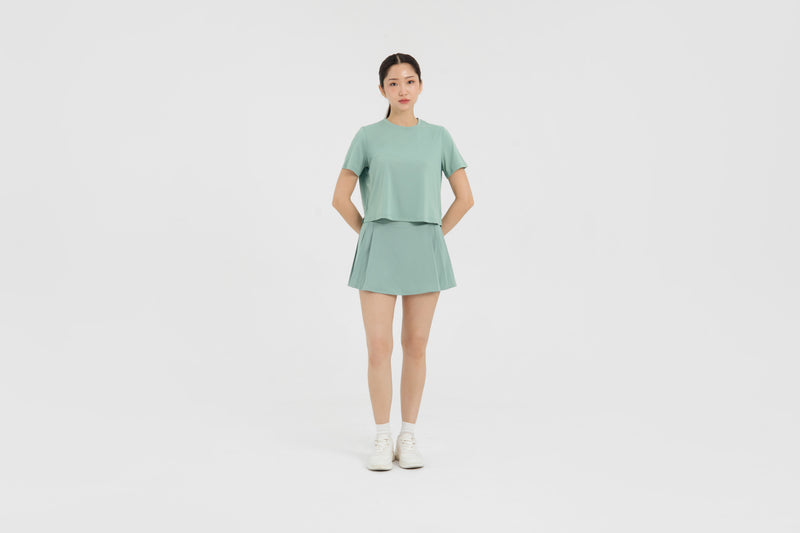 Green Breeze Bamboo Short Sleeve Top