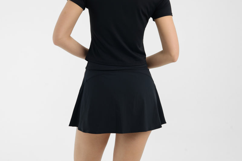 Black Lightweight Aeri Skirt