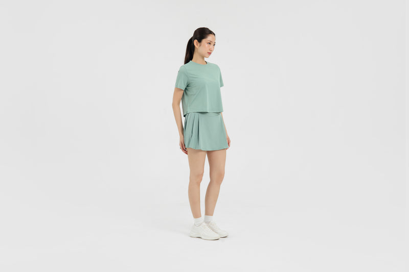 Green Breeze Bamboo Short Sleeve Top