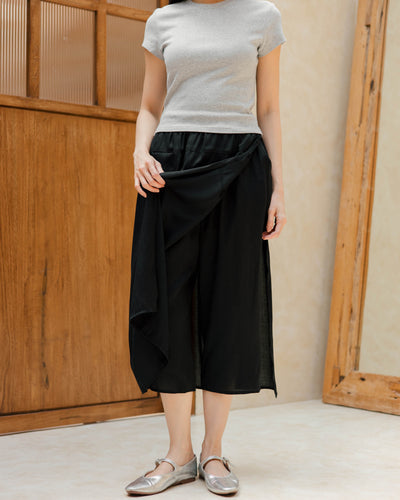 Black Briela Skirt