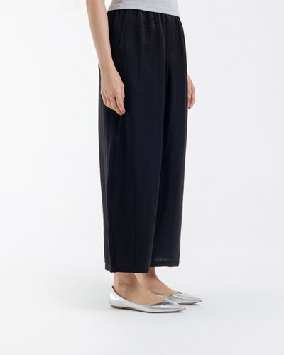 Black Boa Pants