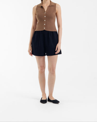 Black Bamboo Lyocell Everyday Shorts