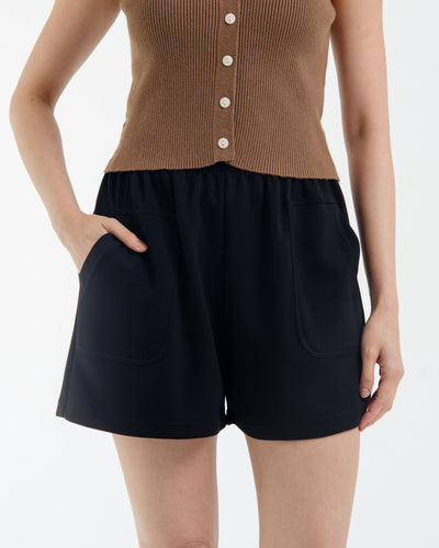 Black Bamboo Lyocell Everyday Shorts