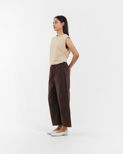 Brown Daily Barrel Jeans