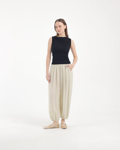 Beige Harem Pants