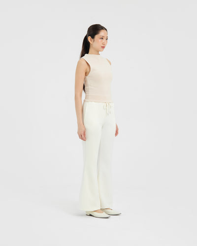 Beige Zoey Flare Pants