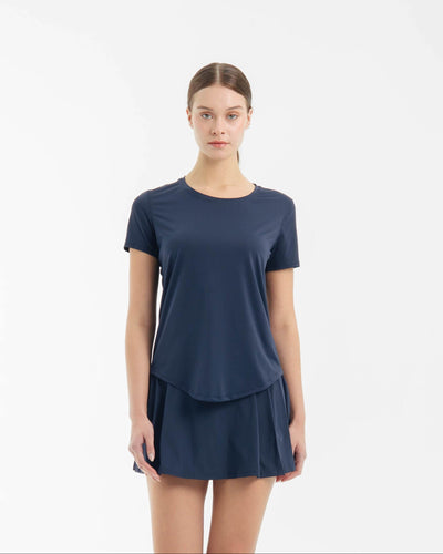 Navy Breeze Bamboo Long Top