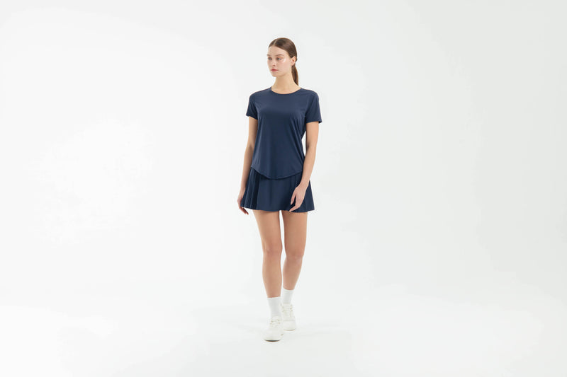 Navy Breeze Bamboo Long Top