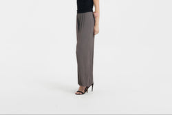 Grey Easy Pleated Pants
