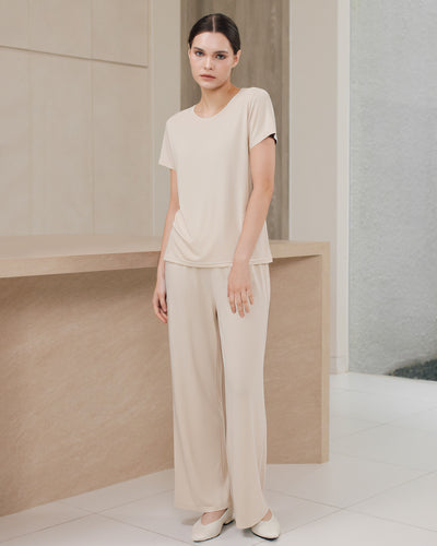 Beige Airy Bamboo Relax Set