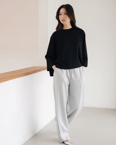 Grey Bamboo Lyocell Rei Pants