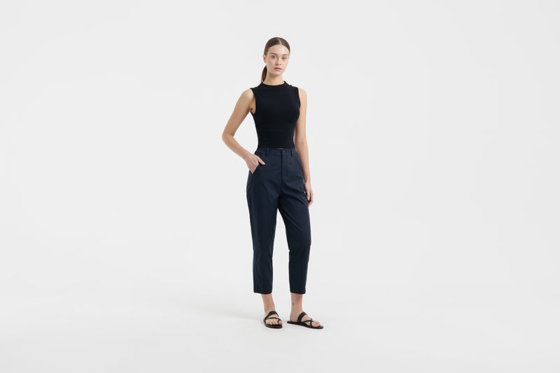 Navy Capri Pants