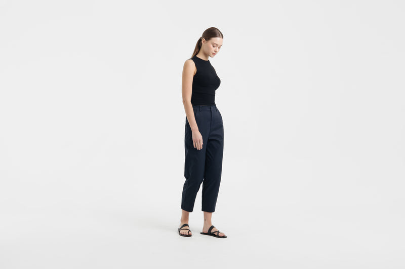 Navy Capri Pants