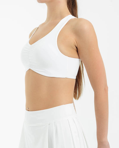 White Rally Bralette