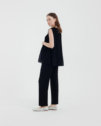 Black Ultrasoft Bamboo 2.0 Maternity Basic Pants
