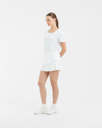 White Breeze Bamboo Long Top