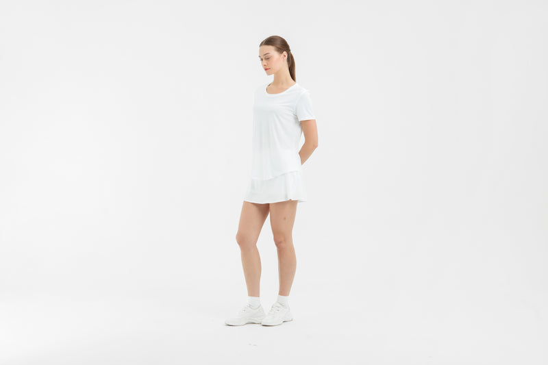 White Breeze Bamboo Long Top