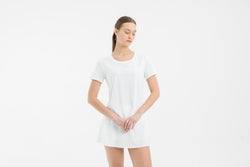 White Breeze Bamboo Long Top