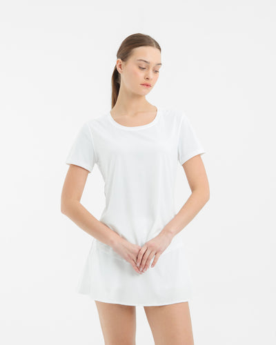 White Breeze Bamboo Long Top