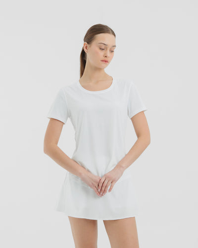 White Breeze Bamboo Long Top
