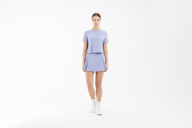Periwinkle Breeze Bamboo Short Sleeve Top