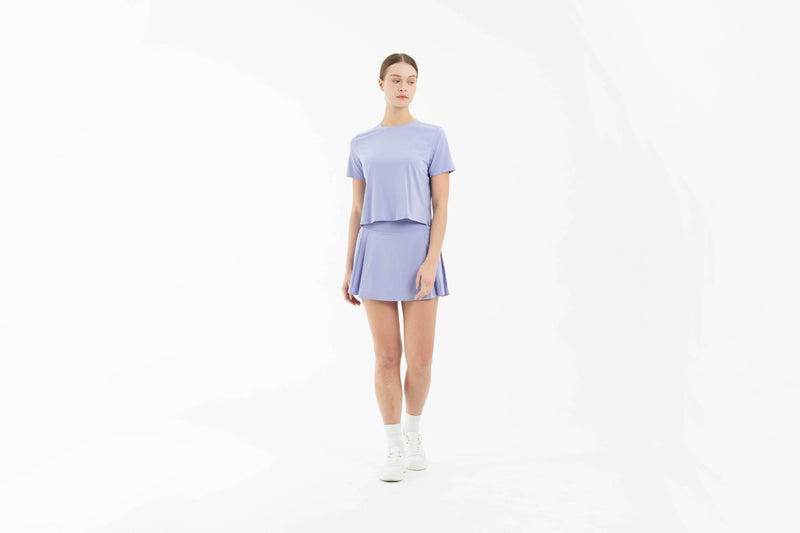 Periwinkle Breeze Bamboo Short Sleeve Top