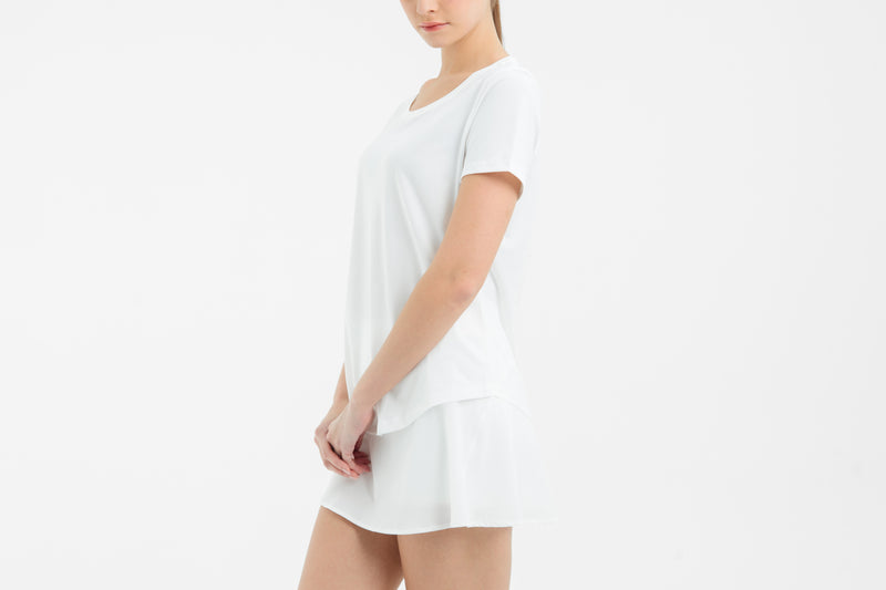 White Breeze Bamboo Long Top