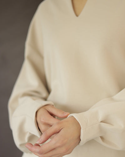 Beige Thea Bamboo Top