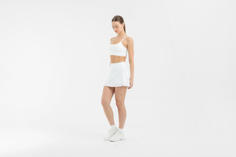 White Scoop Bralette