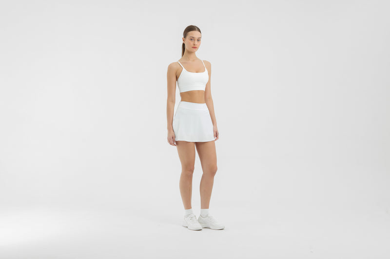White Lightweight Aeri Skirt