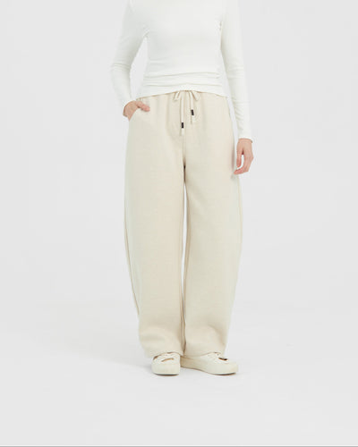 Cream Ultrawarm Winter Barrel Pants