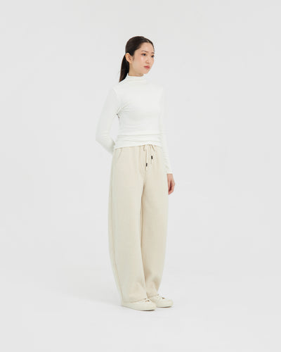 Cream Ultrawarm Winter Barrel Pants