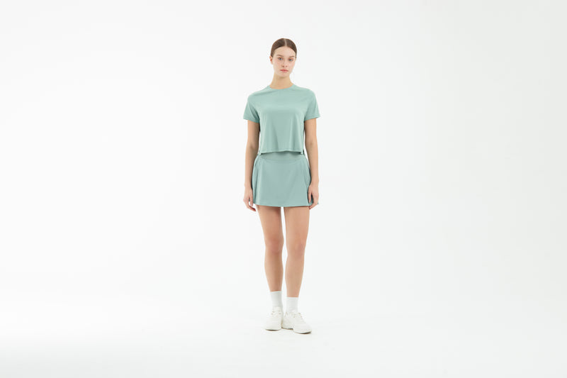 Green Breeze Bamboo Short Sleeve Top
