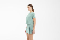 Green Breeze Bamboo Short Sleeve Top