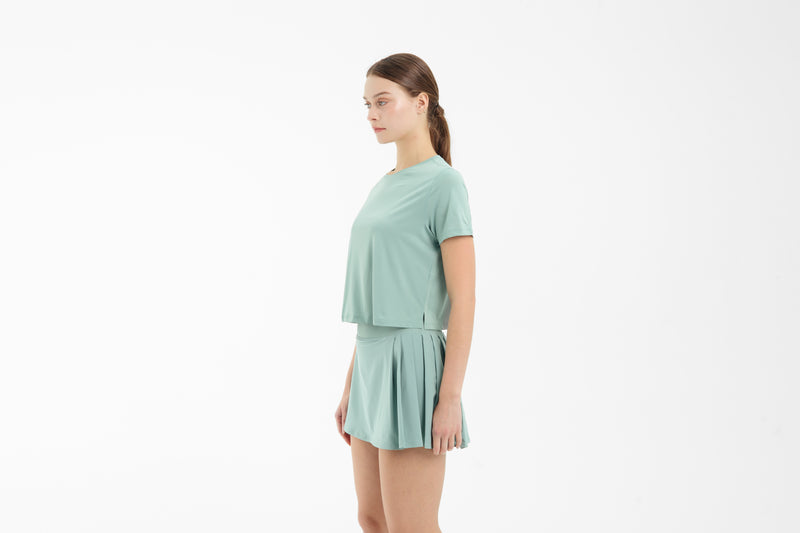 Green Breeze Bamboo Short Sleeve Top