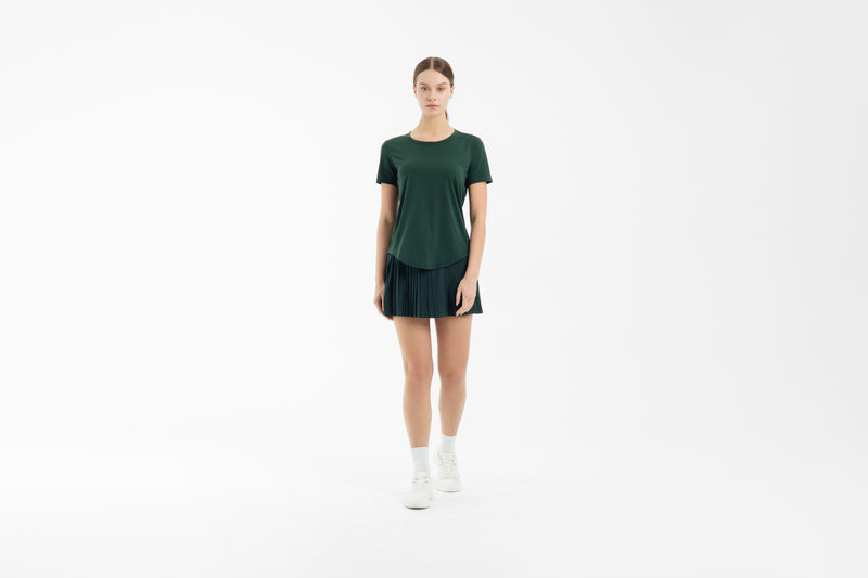 Dark Green Breeze Bamboo Long Top