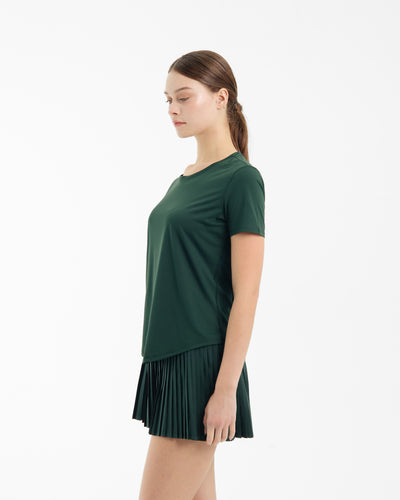 Dark Green Breeze Bamboo Long Top